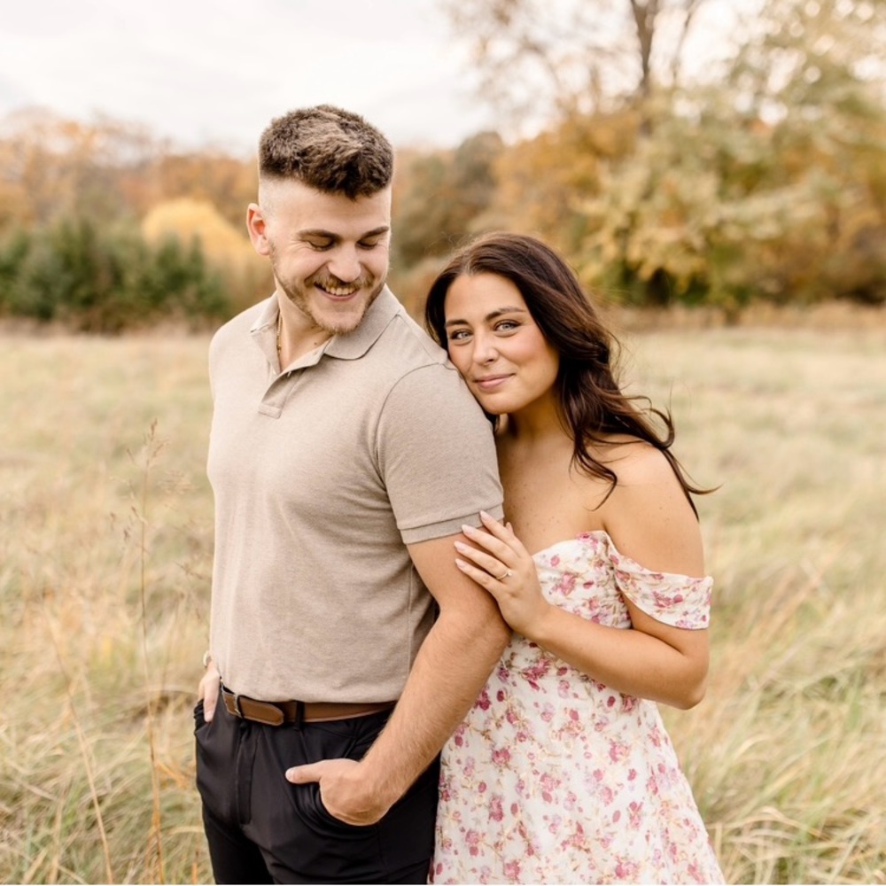 Alamour The Label White & Pink Dress used to Engagement Pictures - Picture 6 of 7